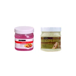 FEELHIGH Face & Body Fruit Gel & Gold Scrub  500 ml Each-picture-31