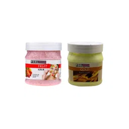 FEELHIGH Face & Body Mix Fruit Scrub Enriched with Mix fruit Extract & Gold Cream-picture-12