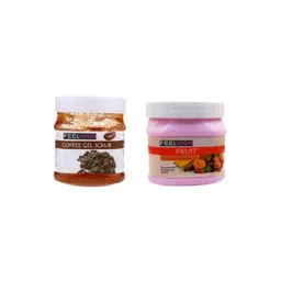 FEELHIGH Set Of 2 Coffee Gel Scrub & Mix Fruit Cream 500ml Each-picture-21