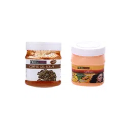 FEELHIGH Set Of 2 Coffee Gel Scrub & Saffron Cream 500ml Each-picture-24