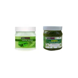 FEELHIGH Set Of 2 Neem Mask & Bamboo Gel Scrub 500ml-Each-picture-29