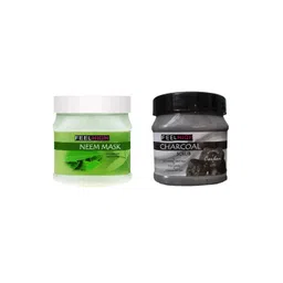 FEELHIGH Set Of 2 Neem Mask & Charcoal Scrub- 500ml Each-picture-13