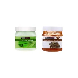 FEELHIGH Set Of 2 Neem Mask & Coffee Gel Scrub- 500ml Each-picture-31