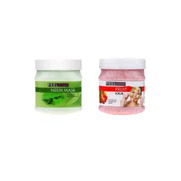 FEELHIGH Set Of 2 Neem Mask & Fruit Scrub- 500ml Each-picture-41
