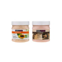 FEELHIGH Set Of 2 Papaya Cream & Coffee Scrub 500ml Each-picture-38