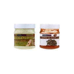 FEELHIGH Set of Gold & Coffee Organic Face & Body Scrub - 500 ml each-picture-15