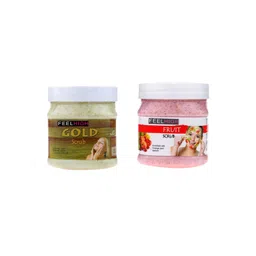 FEELHIGH Set of Gold & Fruit Organic Face & Body Scrub - 500 ml each-picture-18