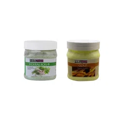 FEELHIGH Set of Herbal Scrub & Gold Beauty Cream - 500 ml Each-picture-12