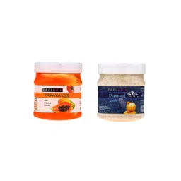FEELHIGH Set of Papaya Gel & Diamond Scrub - 500 ml Each-picture-38