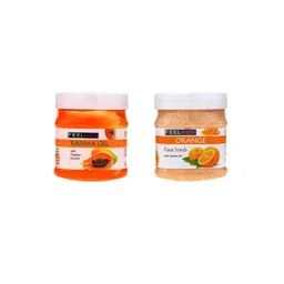 FEELHIGH Set of Papaya Gel & Orange Face Scrub - 500 ml each-picture-40