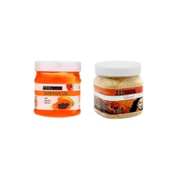 FEELHIGH Set of Papaya Gel & Saffron Face Scrub - 500 ml each-picture-21