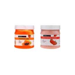 FEELHIGH Set of Papaya Gel & Strawberry Scrub - 500 ml each-picture-16
