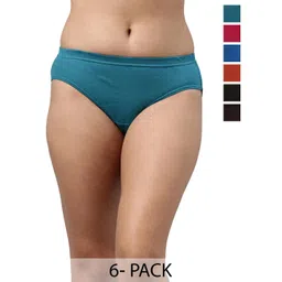 Feelings Pack Of 6 Assorted Hipster Briefs-picture-40