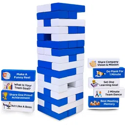 feelto Fun Office Team Building Tower Blocks | Wooden Game for HR & Group Bonding Event-picture-27