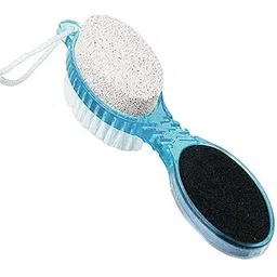 Feet Scrubber Dead Skin 4 in 1 Foot Scrubber, Cleaning Foot Pumice Stone for Feet Foot Stone, with Stainless Steel Fine File and Foot Scrubber for Both Dry and Wet Feet Foot Care-picture-12