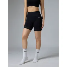 Feier Black Nylon Solid Shorts-picture-28