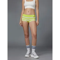 Feier Lime Green Stripes Boy Short Panty-picture-11