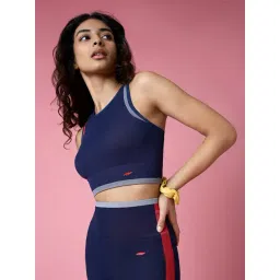 Feier Navy Relaxed Fit Tank Top-image-4