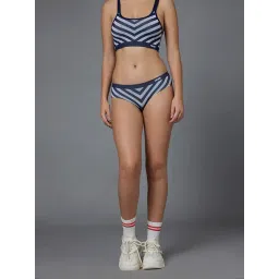 Feier Navy Stripes Hipster Panty-image-3