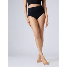 Feier Onyx Black Solid Classic Logo Flex Brief-picture-22