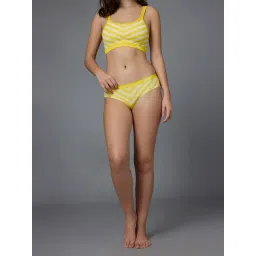 Feier Yellow Stripes Hipster Panty-picture-13