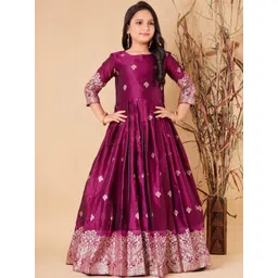 FELIZ THE DESIGNER STUDIO Floral Print Jacquard Fit & Flare Maxi Dress-picture-33