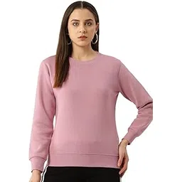 femea Classic Crew Neck Sweatshirt, Olive Green, Long Sleeve, Fleece-picture-25