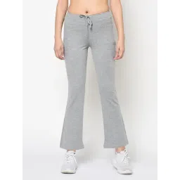 FEMEA Grey Elastane Solid Trackpants-picture-26