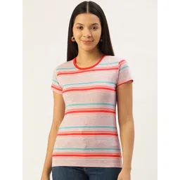 FEMEA Horizontally Striped T-shirt-picture-30