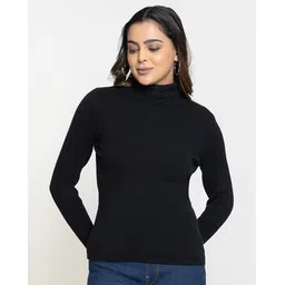 femea Women Ribbed Pullover with Full Sleeves-picture-42