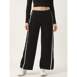 femea Women Solid Black Track Pants-picture-19