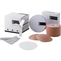 femme féroce Breast Tape Set Kit | Boob Tape with Nipple Pasties, 1 Tray & 12 Fashion Body Tapes for Women | Reusable, Invisible, and Comfortable for All-Day Wear Beige | Breast Tape, Boob Lift Tape-picture-20