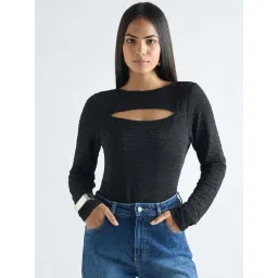 Femmella Black Regular Fit Top-picture-34