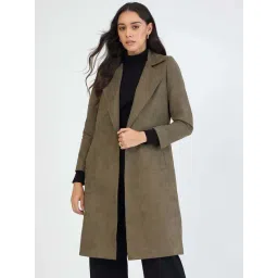 Femmella Green Tailored Fit Coat-picture-10