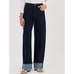 FEMMELLA Women Relaxed Fit Mid-Rise Cotton Jeans-picture-33