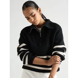 FEMMELLA Women Striped Pullover image 1