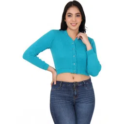 FEMULA V-Neck Full Sleeve Cardigan-picture-34