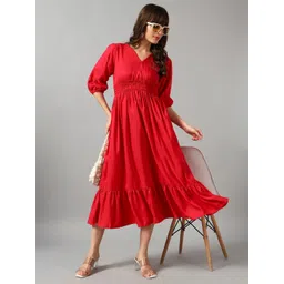 Femvy Women Solid Crepe Anarkali Kurta-picture-14