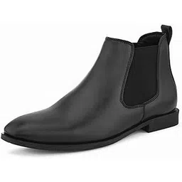 fentacia Men Pull-On Chelsea Boots| Synthetic Leather Boots For Men| Comfortable, Anti-Skid and Lightweight Chelsea Boot-picture-38