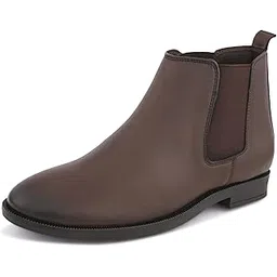 Leather Chelsea Boots for Men | Men Ankle Slipon Boots-image-41