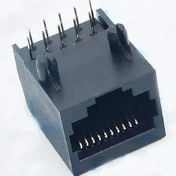 FENTICO® Computer LAN CAT5/5e/6 Cable 8P8C RJ45 Female Shielded Connector Modular Network PCB Female Jack Socket - (Pack of 5 Pcs)-picture-30