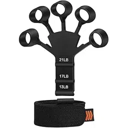 feora9x FEORA Finger Gripper Forearm Strengthener Yoga Resistance Band Finger Gripper for Veins Wrist pain Relief Vein gripper for Hand Finger Grip Wrist Muscles Climbing Finger Strengthener Finger Gripster-picture-25