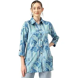 feranoid Versatile Collared top with 3/4 Sleeves for Women – Elegant & Casual (S-3XL)-picture-19