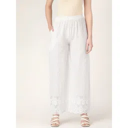 FERANOID Women Embroidered Ethnic Palazzos-picture-22