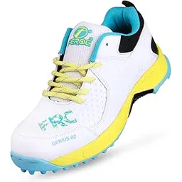 FEROC Genius 22 Cricket Shoes for Men Boys Unisex Kids (Yellow, 6)-picture-30