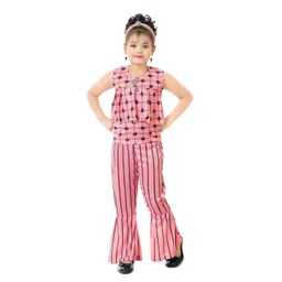 Fessist Girls Printed Top with Palazzos-picture-17