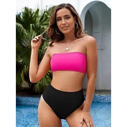 feuty Quick-Dry Strapless Swim Bikini Set-picture-38