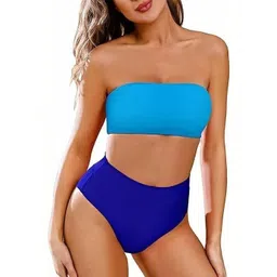 feuty Quick-Dry Strapless Swim Bikini Set-picture-26