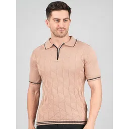 FEVERFEW Adults Polo Collar k Regular Sleeves Pure Cotton Regular Fit T-shirt-picture-15