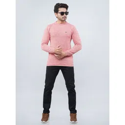 FEVERFEW Men Self Design Pullover-picture-36